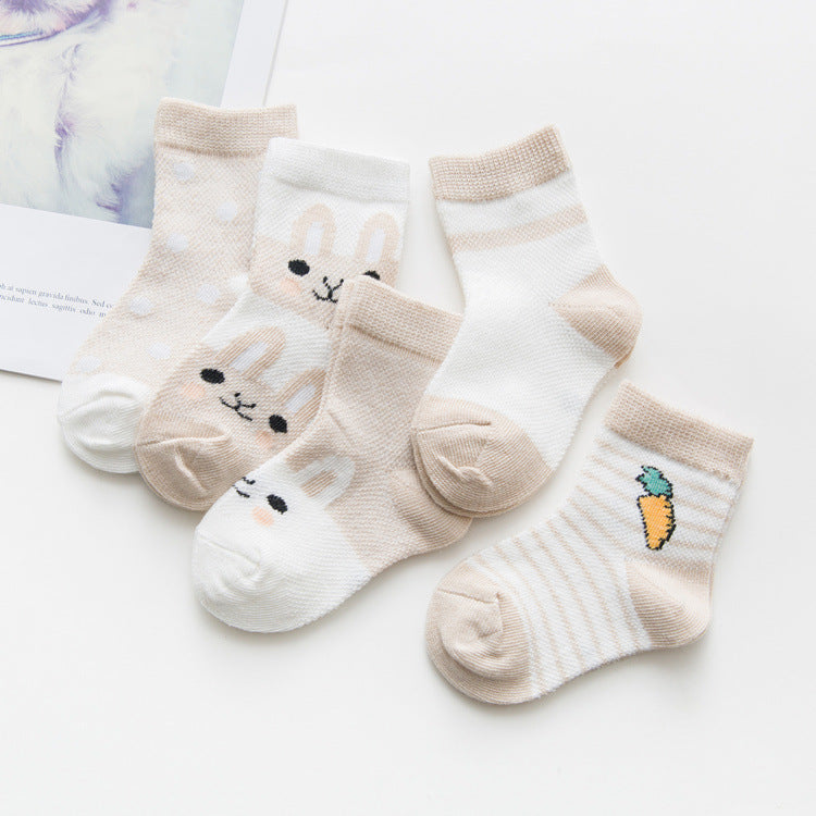 US Local Cotton breathable male and female baby socks
