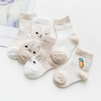 US Local Cotton breathable male and female baby socks