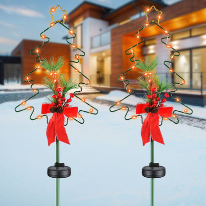US Local Christmas Tree Solar Stake Light