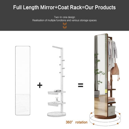 US Local Full-length Mirror 65.7x17.7 Inch Large Mirror For Full Body View, Easy To Dress, Organize And Place In The Bedroom