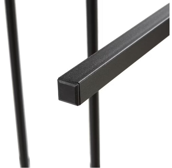 US Local King Size Metal Platform Bed Frame With Wooden Headboard And Footboard With USB LINER