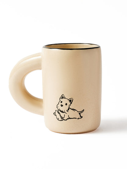 Sausage Dog And West Highland Coffee Cup