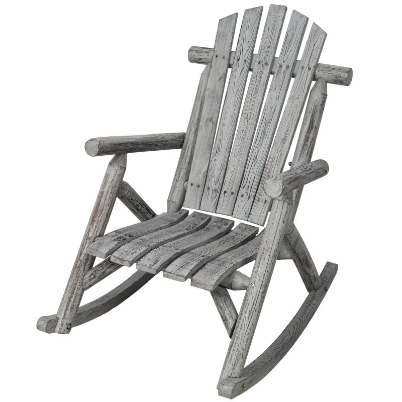 US Local Wooden Porch Rocking Chair, Durable Wooden Porch Rocking Chair, Cedar Rocking Chair