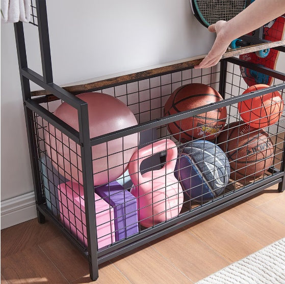 US Local Garage Sports Equipment Storage Rack