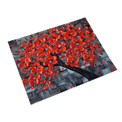 Retro tree pattern placemat