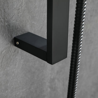 US Local Environmentally Friendly Handheld Showerhead With 28 Inch Slide Bar And 59 Inch Hose