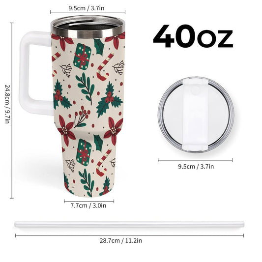 PHDT00171 POD US Local Tumbler 40 oz Large Capacity Car Cup Christmas