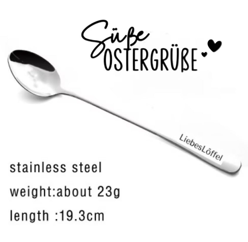 Stainless Steel Spoon You Are My Sunshine Couple Family Tableware