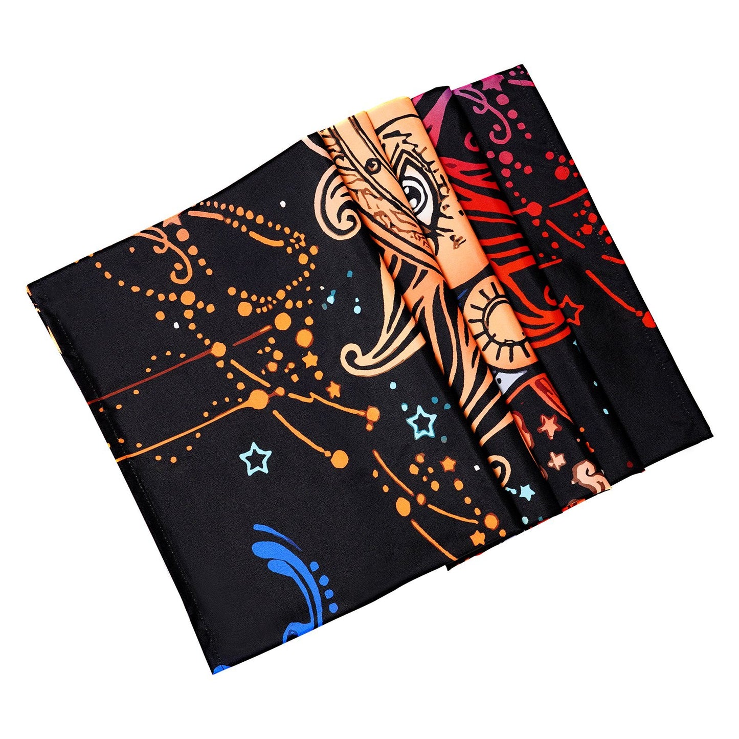 US Local Sun And Moon Tapestry Psychedelic Mystic Floral Aesthetic Vintage Tapestry