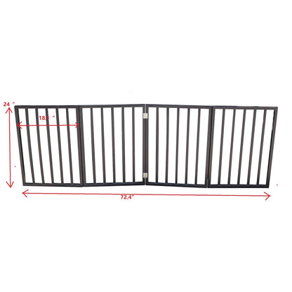 US Local Pet Gate - Dog Gate For Doorways,Stairs Or House-standing, Folding