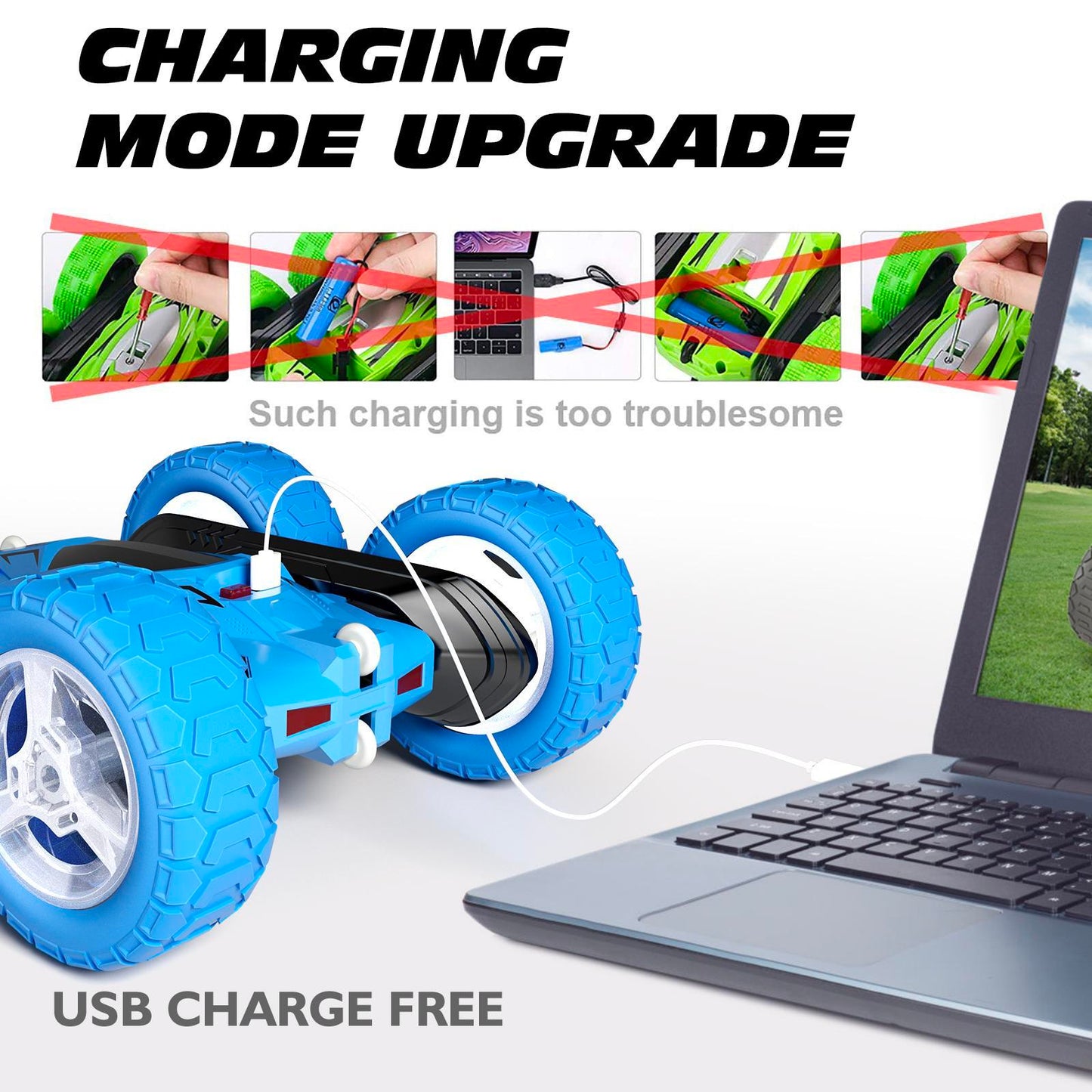 US Local Lightweight Stunt Remote Control Car,Only Supports Self-pickup