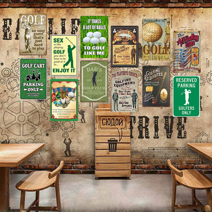 US Local Tin Painting Bar Clothing Store Home Wall Decoration