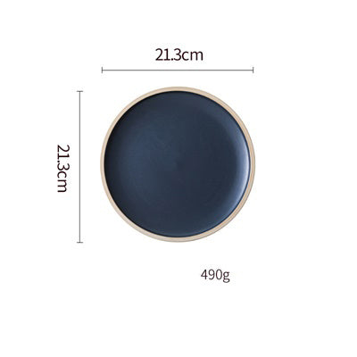 US Local Pure Color Matte Ceramic Plate