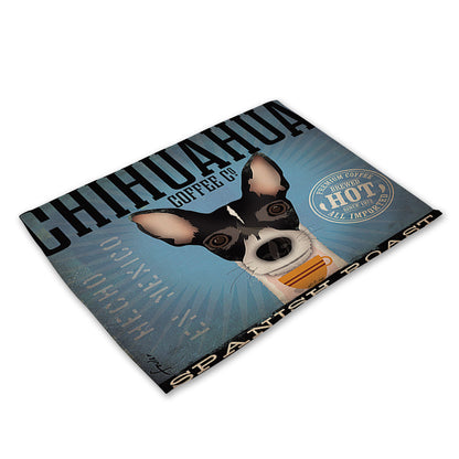 Nordic cartoon animal series placemat