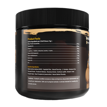 US Local Muscle Gain Chews For Dogs High Protein Dog Food Health Supplement Premium Muscle Builder For All Breeds Soft Dog Chews