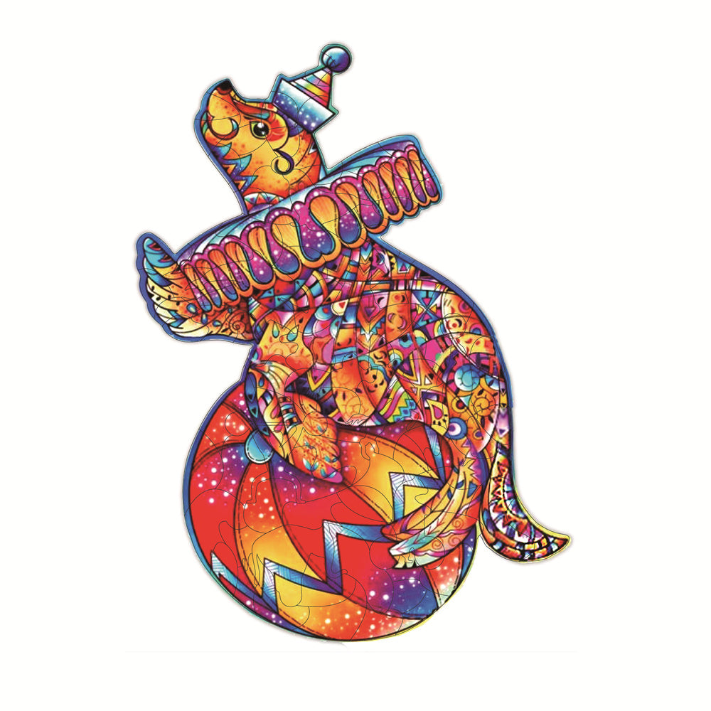 USA Local Each Piece Is Animal Shaped Christmas Gift Colorful Elephant Turtle Wooden Jigsaw Puzzles