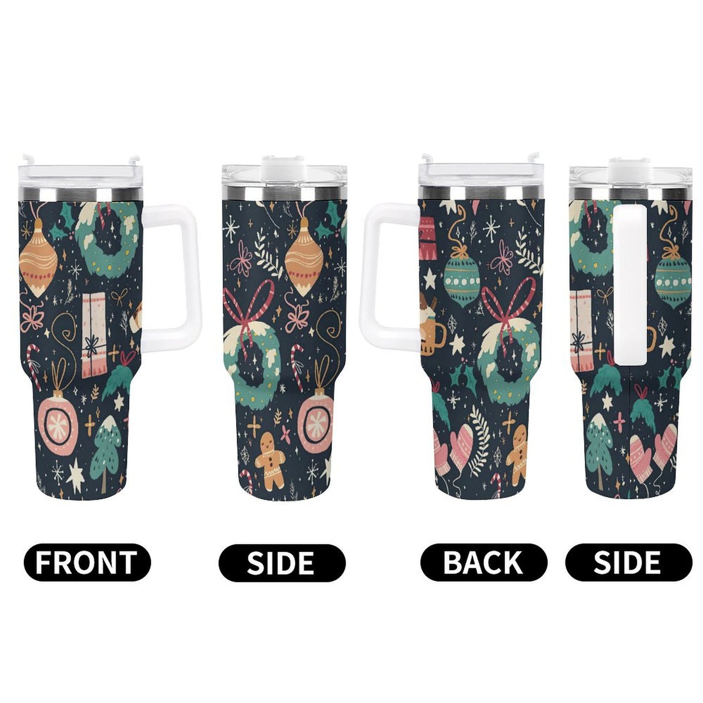 POD US Local Tumbler 40 oz Large Capacity Car Cup Christmas