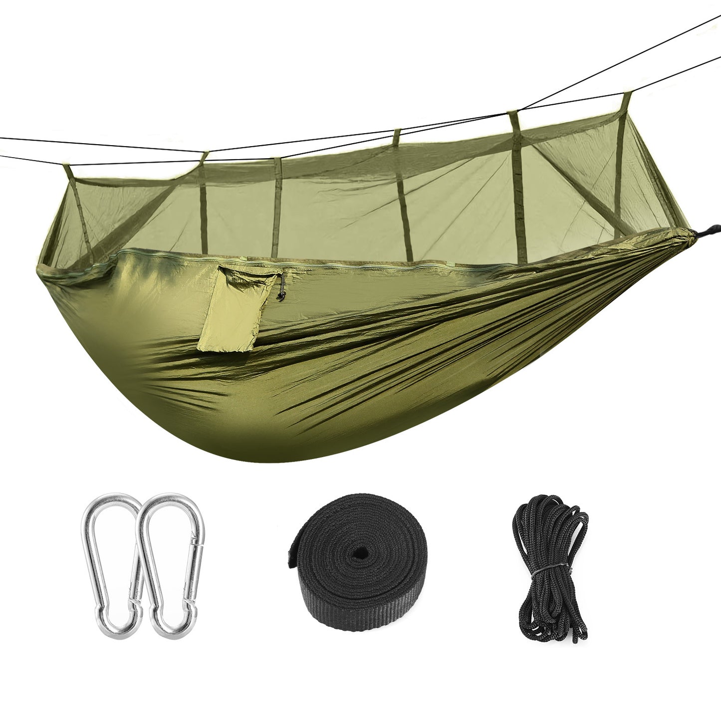 US Local Camping Hammock, Portable Double Hammock With Net