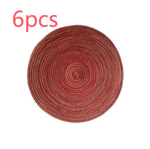 Western-style Placemat Home Placemat Coasters Heat Proof Mat