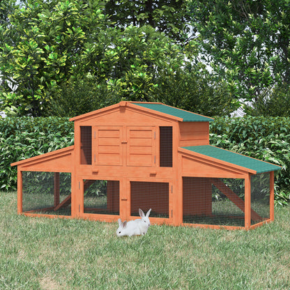 L Outdoor Rabbit Hutch