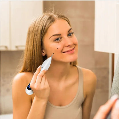 US Local Skin Tag Repair Kit Portable Beauty Equipment Multi-Level With Home Usage USB Charging LCD Level Adjustable 6 Replaceable Needles