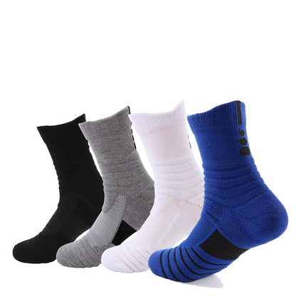 US Local Men's Mid-tube Non-slip Running And Cycling Sports Socks