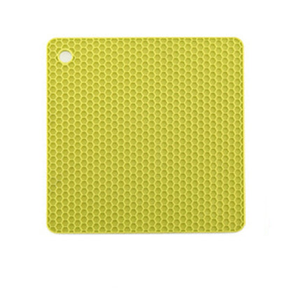 Square honeycomb cushion silicone placemat