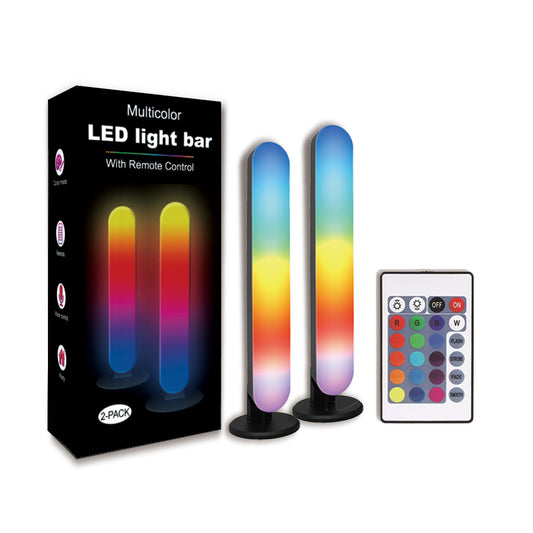 US Local Desk Ambient Light With Remote Control, Room Decor Essential, RGB Color-Changing LED Light, Perfect For Living Rooms, Bedrooms, And Bars, Place Beside Computers Or TVs Holiday Decor, Home Decor
