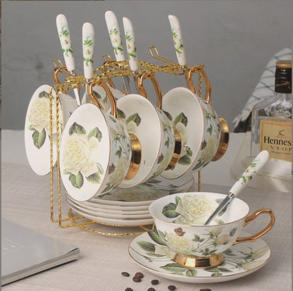 European Style Ceramic Cup Coffee Set