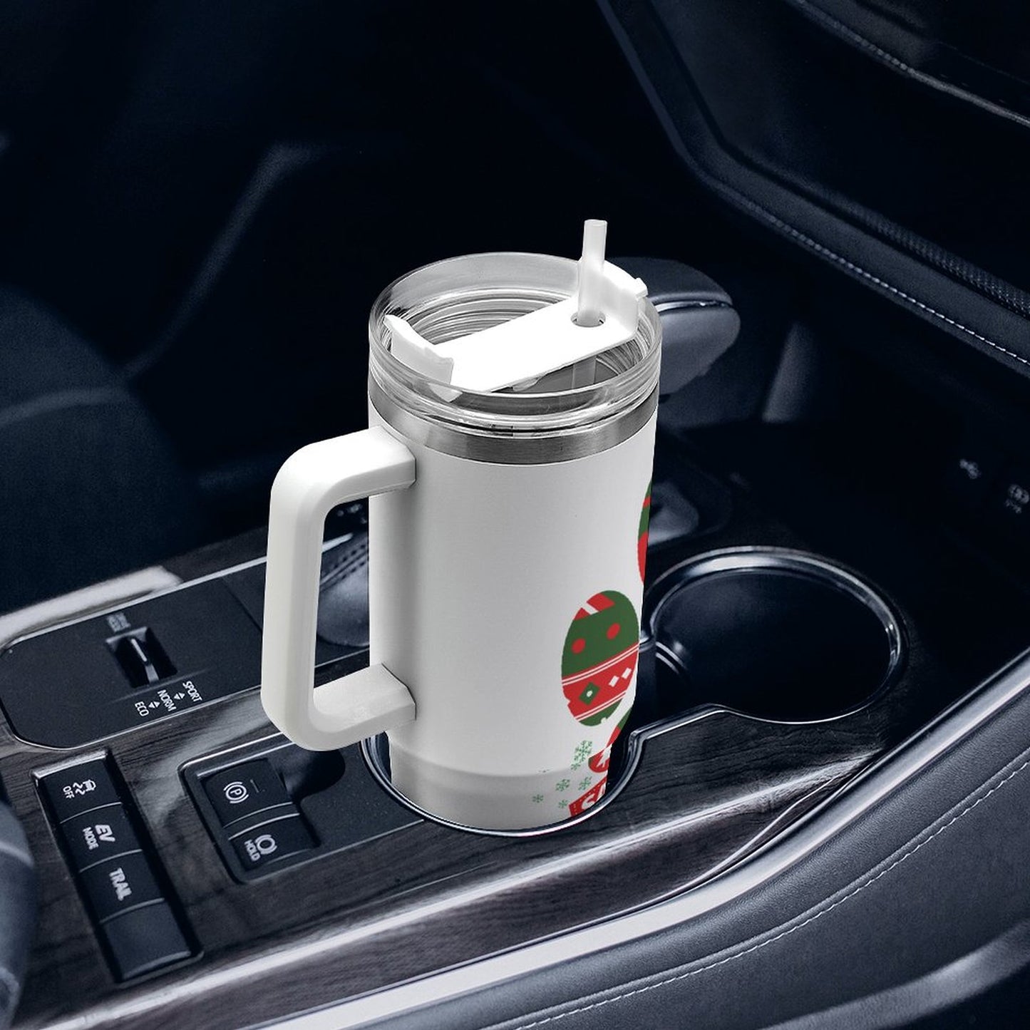 PHDT00299 POD US Local Tumbler 40 oz Large Capacity Car Cup Christmas Paw