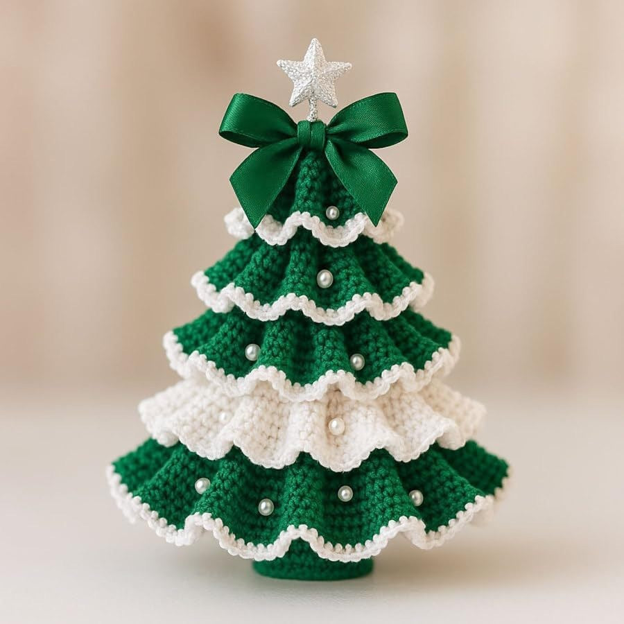 Crochet Christmas Tree Decoration DIY Material Package