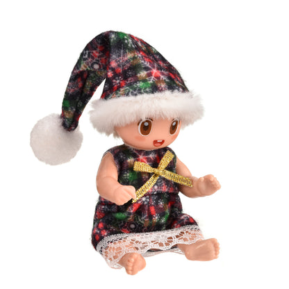 US Local Mini Reborn Baby Dolls, 6 Pcs Mini Doll Set, Washable Lifelike Baby Dolls, Animal Clothes Cute Tiny