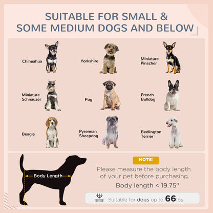 US Local Wicker Dog Bed Outdoor Elevated With Rattan Canopy Cushioned PE Rattan Dog Cat House Sleeping Pad Cream