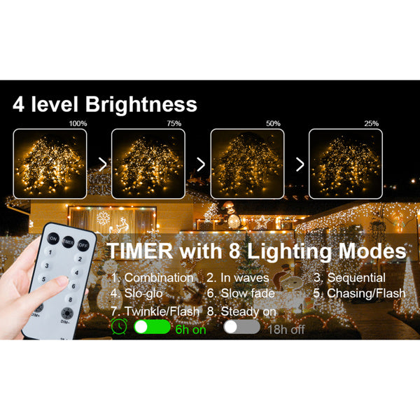 US Local Ice Bar Lamp - Warm Color-W-32-meter 1000 Lamp