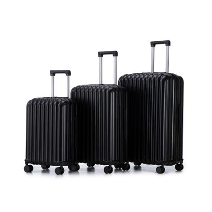 US Local ABS Spinner Wheel Luggage  Carry On Suitcase  With Cup Holder  USB Port  Phone Holder 20  24   28