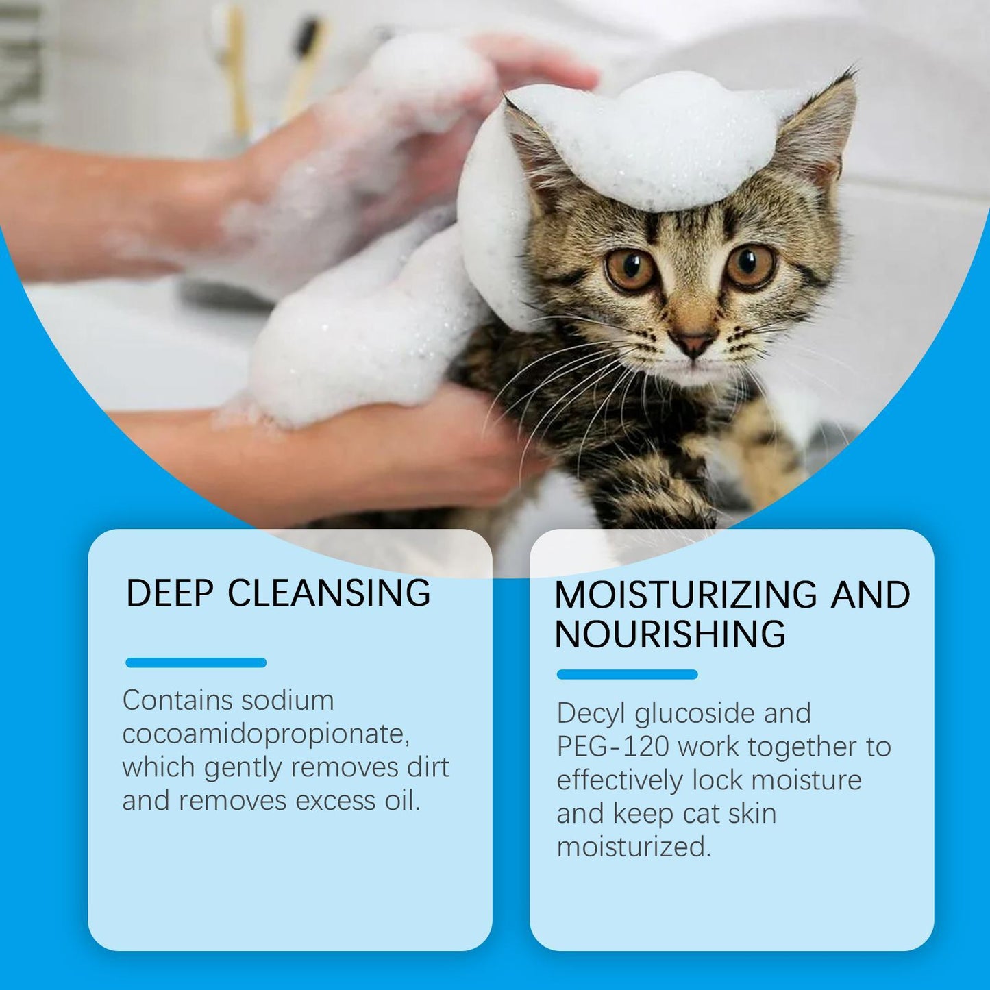 US Local Yegebang Cat Cleaning Mousse Mild Non-irritating Pet Cleaning Foam