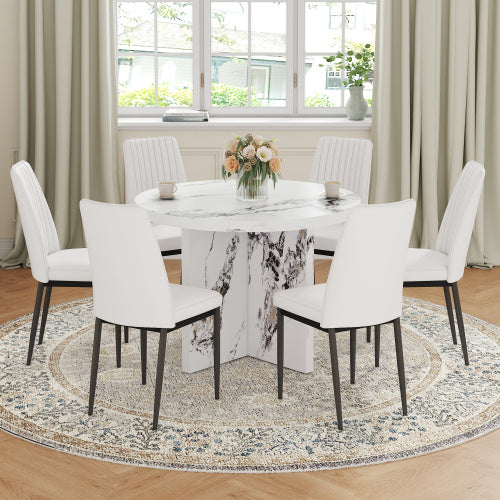 US Local Round Dining Table For 4-6 People