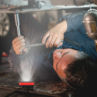 US Local 1Pc Magnetic LED Work Light With Hook Compact Flashlight For Camping Hiking Emergency