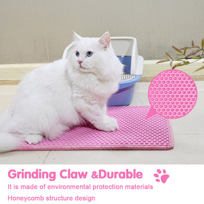 US Local Double Layer Rice Shaped Cat Litter Pad