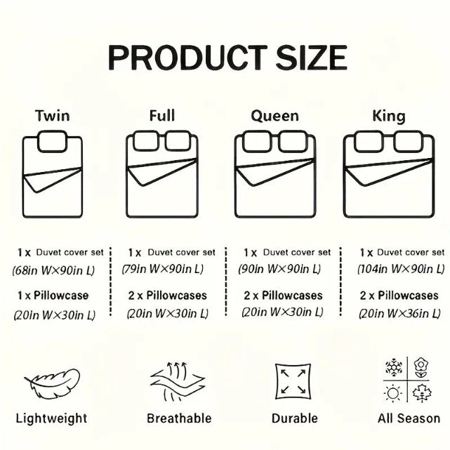 US Local Haoyijia Big Flower Duvet Cover Queen