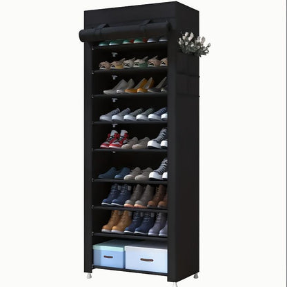 US Local Multi-layer Large-capacity Storage Bag Shoe Storage Cabinet Easy To Assemble Dustproof Suitable For Home Bedroom Dormitory Sundries Storage