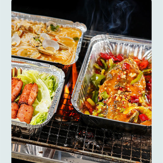 High Temperature Resistant Oven Household Disposable Tin Tray