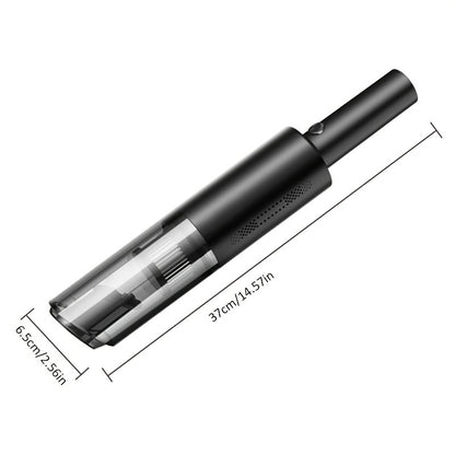 US Local Home Car Vacuum Cleaner, 120W 12000Pa Rechargeable Handheld Black Wired Charging Multi-function Cleaning Accessories For Car Interior Home