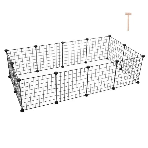 US Local Pet Playpen Small Animal Cage Indoor Portable Metal Wire Yard Fence For Small Animals