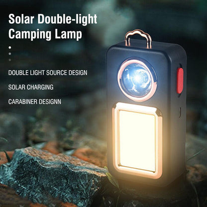 US Local Solar Portable Camping Lantern, Tent Lantern, Rechargeable Hiking Lantern