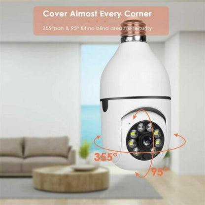 US Local IR E27 Light Bulb Camera 1080P HD Wireless Wifi Smart Home Security Camera