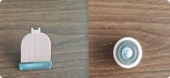 2 In 1 Hair Remover Women's Double Head Shaver Private Pubic Hair Trimmer Electric Razor Wet Dry Electric Body Hair