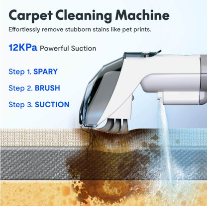 US Local 12000Pa Powerful Suction Fabric Cleaner