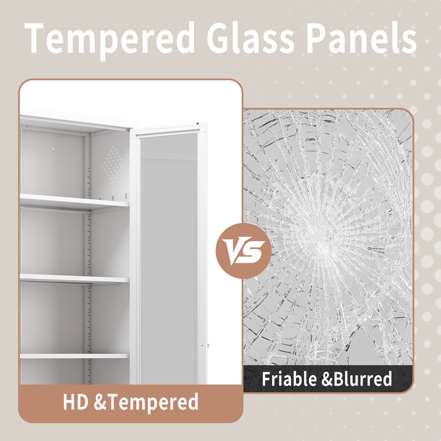 US Local Metal Kitchen Pantry Cabinet -  Tall Storage With 5 Adjustable Shelves, White Freestanding Cabinet For Kitchen Pantry Bathroom