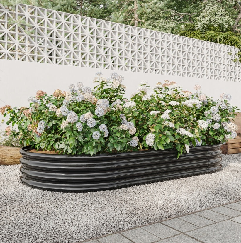 US Local Oval Metal Elevated Garden Bed